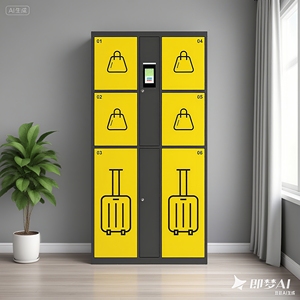 ตู้เก็บสัมภาระโลหะพร้อมกุญแจล็อคและดีไซน์แบบประกอบสำเร็จ - Product Image 5