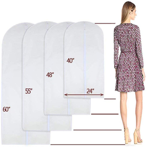 Sacs de rangement pour vêtements écologiques, magnifiquement, de haute qualité, transparents et bon marché, en toile haute capacité pour magasin de vêtements et robes - Product Image 4