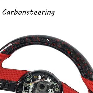Volant en fibre de carbone forgée avec broderie personnalisée pour <span class=keywords><strong>Chevrolet</strong></span> <span class=keywords><strong>Camaro</strong></span> 5ème génération <span class=keywords><strong>SS</strong></span> <span class=keywords><strong>V6</strong></span> LS LT 2008-2011, ajustement OEM, amélioration de l'intérieur - Product Image 2