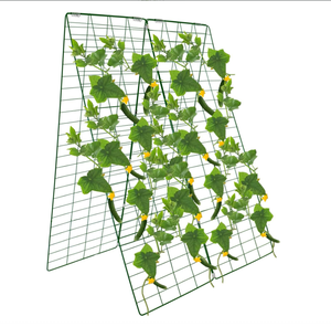 Treillis pliable pour concombres 48 pouces de long x 34 pouces de large, treillis en A pour concombres pour jardin surélevé, supports de culture de légumes - Product Image 1
