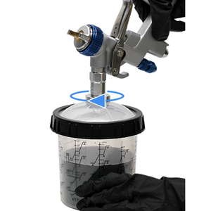 Système de gobelets et couvercles pour <span class=keywords><strong>peinture</strong></span> de 650 ml, gobelets jetables en plastique PP pour pistolet de pulvérisation pour revêtement automobile - Product Image 3
