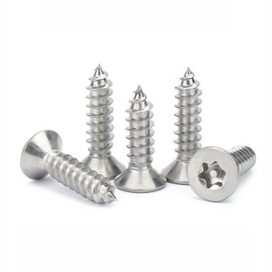 Tornillos autorroscantes Torx de cabeza plana de acero inoxidable 201 de alta resistencia M2.3 M2.6 M3 M4 M5 M6 con pasador, sistema de medición métrico - Product Image 1