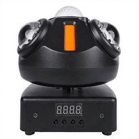 Projecteur laser rotatif RGB, stroboscope, éclairage de scène disco DJ, Space Ball 2 DMX512, éclairage à tête mobile pour discothèques, bars