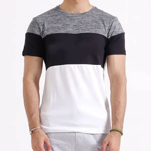 Nueva llegada de los hombres de algodón cómodo/fibra de bambú transpirable de secado rápido de manga corta Camiseta de alta calidad desgaste del verano al por mayor - Product Image 1