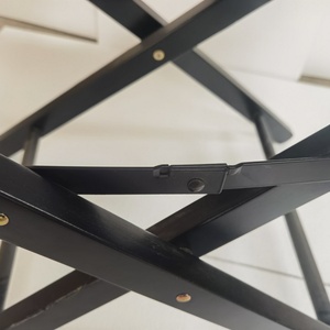 Silla de <span class=keywords><strong>Director</strong></span> Estándar con Impresión de Logotipo Personalizado, Estructura de Madera Profesional, Asiento de Lona, Muebles para Estudio o Cafetería en China - Product Image 3