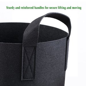 Pot en tissu feutre de 1/3 / 5 / 7 / 10 / 15 / 20 / 25 / 45 / 60 gallons pour <span class=keywords><strong>arbres</strong></span> ou fleurs - Product Image 5