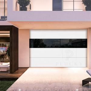 <span class=keywords><strong>Porte</strong></span> <span class=keywords><strong>de</strong></span> <span class=keywords><strong>garage</strong></span> <span class=keywords><strong>sectionnelle</strong></span> automatique en verre d'aluminium électrique extérieur moderne et courageux - Product Image 5