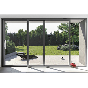 <span class=keywords><strong>Système</strong></span> de portes coulissantes flexibles à cadre en aluminium moderne Portes avec fenêtre pour <span class=keywords><strong>catalogue</strong></span> de maison - Product Image 4