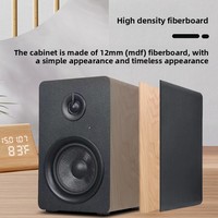 QS-300 Speaker Monitor Aktif Profesional 5.25 Inch 2 Way 52Hz-35KHz Crossover Elektronik untuk Rekaman Studio Panggung Live