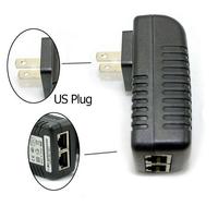 Adaptor Daya POE 802.3Af 2 Port RJ45 10/100Mbps, Catu Daya Ethernet 12V-48V Injector/Splitter, Switch Jaringan Merek OEM