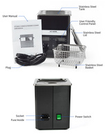 Nettoyeur dentaire ultrasonique portable GT-S2 ODM pour appareils dentaires, bijoux et injecteurs de carburant – Machine de rinçage et de nettoyage