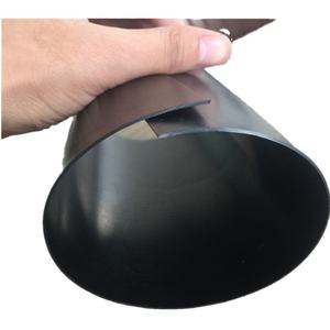 HDPE Geomembranas Membrana negra Lisa Revestimiento para estanque de peces 4m 6m Ancho Granja de peces Lago Presa Impermeabilización Precio bajo - Product Image 3