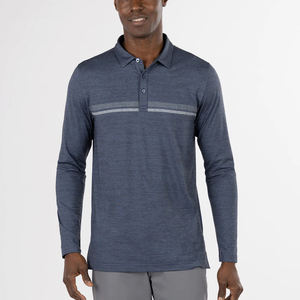 Personalizada UV Hombres Transpirable Golf Gimnasio Deporte Poliéster Spandex Manga Larga Golf Camisetas - Product Image 3