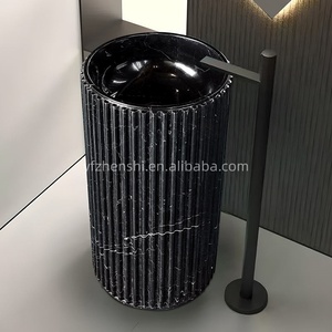 <span class=keywords><strong>Lavabo</strong></span> <span class=keywords><strong>de</strong></span> Mármol <span class=keywords><strong>de</strong></span> Estilo Moderno Europeo, Lavamanos <span class=keywords><strong>de</strong></span> Piedra Resistente al Agua, Pedestal para Baño, para Hogar y Hotel - Product Image 3