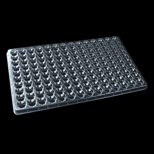 Khay nhựa đa khoang trong suốt, Khay lưu trữ lưới mật độ cao cho các linh kiện điện tử/Bộ phận vi mô - Product Image 4