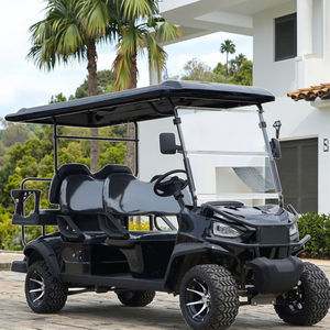 Voiturette de golf électrique personnalisée 6 places, idéale pour les déplacements sur courte distance, confortable pour une utilisation hors route publique - Product Image 2