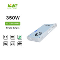 Alimentation électrique à découpage à sortie unique LYNN GLE-350S-12V 350W 110V/220V à large plage de tension AC/DC pour l'industrie, la vidéosurveillance et l'impression 3D, CE ROHS