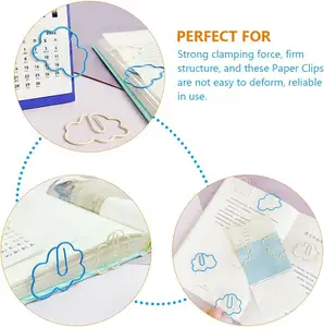 Small Clouds Shaped Paper Clips Creative Office Cute Paper Clip For Office School