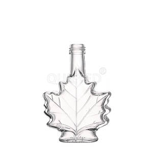 Bouteilles en verre transparentes en forme de feuille d'<span class=keywords><strong>érable</strong></span> pour sirop, 50 ml, 100 ml, 250 ml, avec bouchon <span class=keywords><strong>à</strong></span> vis, vente en gros - Product Image 3