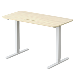 Escritorio de pie moderno con altura ajustable, 3 alturas preestablecidas, escritorio de ordenador para Juegos de oficina en casa y hotel con 2 ganchos, apto para pie - Product Image 1