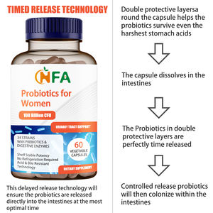 แคปซูลโปรไบโอติกคุณภาพสูง อาหารเสริมพร้อมพรีไบโอติกคอมเพล็กซ์ ช่วยย่อยอาหารและเสริมสร้างระบบภูมิคุ้มกัน - Product Image 4