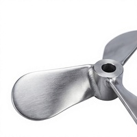 Hélice en acier inoxydable à 3 pales, type ouvert, soudée, pour pompe à eau et pièces de rechange de mélangeur, vente en gros