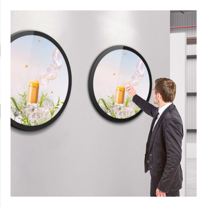 23.6 Inch <b>Wall</b> Mounted Round LCD <b>Display</b> Panel Digital Touch Circular <b>Display</b> Retail Store Advertising Player Digital Poster - Product Image 3