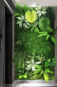 Panneau mural de plantes artificielles en plastique à haute réalisme - Résistant aux UV, écologique, verdure extérieure pour paysagiste, jardin de festival - Product Image 6
