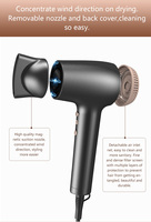 Sèche-cheveux professionnel à prix d'usine, 1600W, écran LED, haute vitesse 110000 tr/min, ionique intelligent