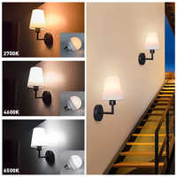 Lámpara de Pared Inalámbrica Moderna Nórdica para Decoración del Hogar, Estilo Europeo, Lujo para Sala de Estar, Control Remoto, LED Recargable, Regulable