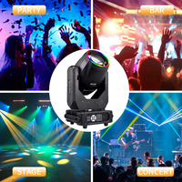 Đèn sân khấu di động Beam 295w Luzes Do Palco, đèn chiếu sáng đám cưới, DJ, vũ trường với hiệu ứng Halo, ánh sáng sắc nét, đèn Sharpy
