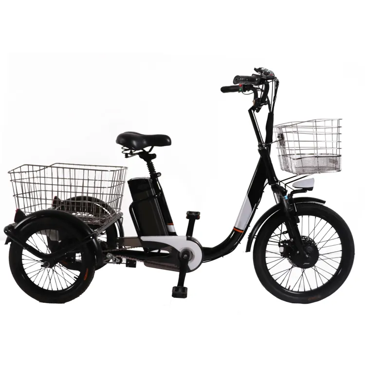 Beste kwaliteit elektrische driewieler gemaakt in china/ztr trike roadster 500cc/vouwen 20 inch 24 inch elektrische driewieler volwassenen