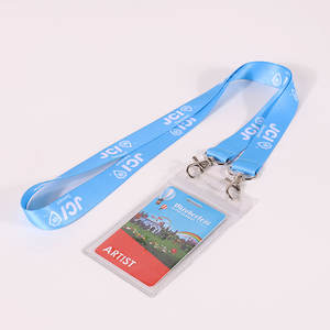 حبل تعليق لبطاقة الهوية بشعار مخصص، حبل تعليق فاخر للمفاتيح - Product Image 2