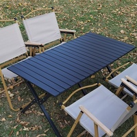 Ensemble table et chaises d'extérieur modernes en métal, pliables, portables, très demandés pour le camping