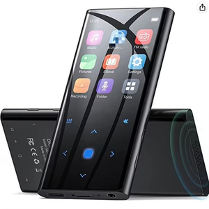 เครื่องเล่น MP3 หน้าจอโค้งแบบพกพาจากโรงงานโดยตรง พร้อมระบบควบคุมแบบสัมผัสและลำโพง รองรับการ์ด TF 32GB - Product Image 3