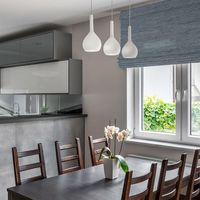 Stores romains électriques Pufeike au design moderne, stores spéciaux pour fenêtres françaises, tissu intégré à motifs, télécommande occultante pour la maison