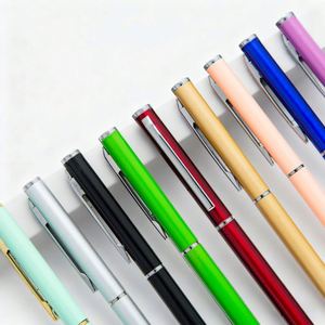 Stylos à bille métalliques de luxe très demandés, personnalisables avec logos et multicolores pour la publicité, le marketing et les hôtels - Product Image 2