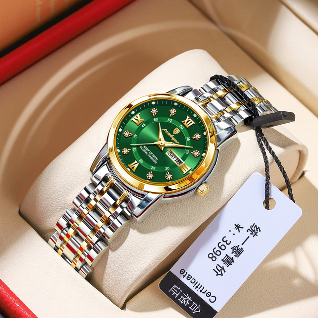 POEDAGAR 769 Women Female Wristwatches Waterproof Calendar Luminous Hands Luxury Wrist Watch for Girls Ladies Montre Femme Reloj