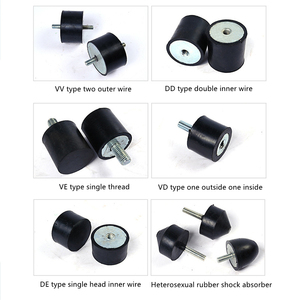 Isolateur de vibrations en caoutchouc de type VV VD DD <span class=keywords><strong>VE</strong></span> DE, amortisseur de chocs cylindrique - Product Image 1