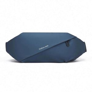 Multifunctional <b>Waterproof</b> Crossbody Men Chest Bag PU Leather Designer Waist Bag Fanny <b>Pack</b> - Product Image 1