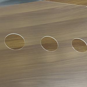 แผ่นนำแสง PMMA บางเฉียบ ขนาด/รูปทรง/ตำแหน่งรูแบบกำหนดเอง สำหรับไฟ LED สำนักงานแบบแขวน คุณภาพสูง ความสม่ำเสมอสูง กวางตุ้ง - Product Image 5