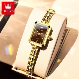Reloj de Pulsera para Mujer, Modelo 3691, Versátil, Dorado, Resistente al Agua 3BAR, Cuarzo, Acero Inoxidable, con Manecillas - Product Image 1