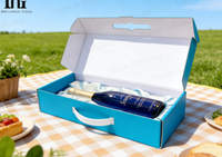 Boîte cadeau en papier rigide pour vin rouge, taille personnalisée, logo, boîte d'emballage pour bouteille de champagne, boîte en papier pour emballage de spiritueux