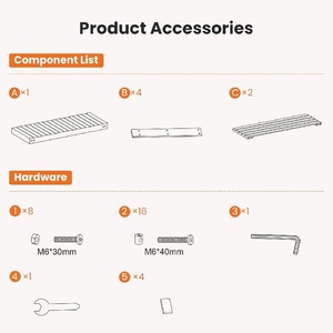 Panca Portascarpe Moderna in Legno Massello a 3 Ripiani, Organizzatore con Capacità di 130 kg, Sgabello Ottomano Facile da Montare per Soggiorno - Product Image 6