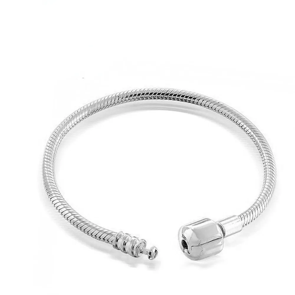 Großhandel New Fashion European 925 Sterling Silber Armband Schlangen kette für DIY Armband