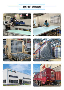 Ezong Wandopening 1180*1000Mm 5Mm Thk Enkellaags Gehard Glazen Openslaande Raam Met Aluminium Frame Voor 50Mm Handwerkpaneel - Product Image 6