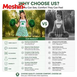 Uniforme de Animadora para Niñas, Vestido de Espectáculo de Baile, Ropa Deportiva de Competición Personalizada MS 2026, para Carnaval - Product Image 4