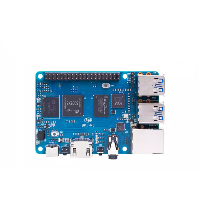 Banana PI M5 Amlogic S905X3 Quad Core ARM Mali G31 4GB LPDDR4 RAM 16GB EMMC Development Board Router
