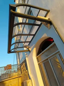 Nhôm Ngoài Trời Mái Hiên PC Mái Tán Không Thấm Nước Bảo Vệ UV Sân Vườn Ban Công Bóng Râm Trang Trí Tán Mái Hiên - Product Image 2