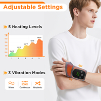 Ceinture de massage chauffante et vibrante sans fil pour mains et pieds, rechargeable, avec compresse chaude pour poignets et chevilles